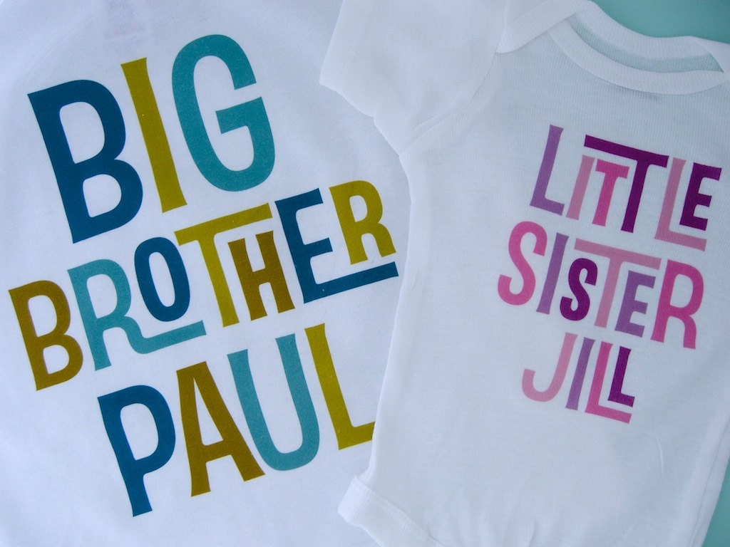 big sister little brother t shirt