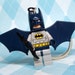 Batman Key Chain made from NEW Superhero Lego Minifigure - LAST ONE