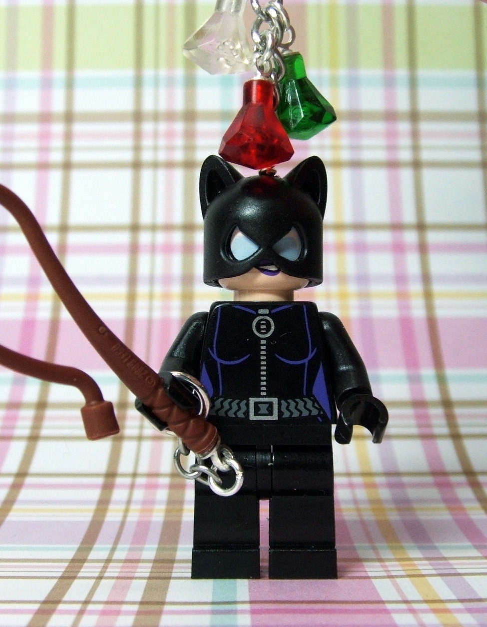 lego catwoman keyring