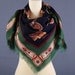 80s Large Equestrian Scarf / Nomad / Saddle Print