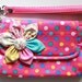 pink polka dot Wristlet Purse for cell phone coin iphone blackberry - Buy 3 Get 1 FREE