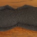Black Fleece Cat Mustache Toy
