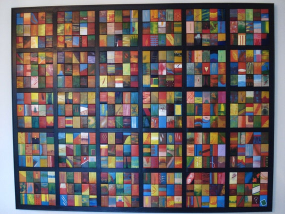 Match Box Mosaic 450 Acrylic Paintings