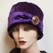 Purple Velvet Hat