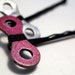 Pink Bike Chain - Bicycle Hairpins - Pink and Gleaming - Recycled Bike Chain Jewelry