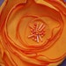Orange Aged Marigold Hair Pin Fascinator