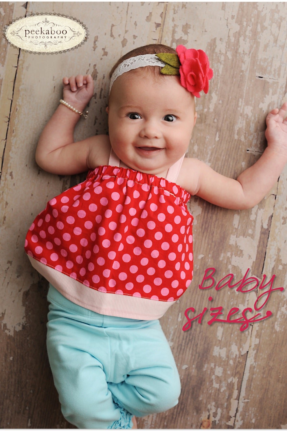 dress pattern ruffles Top/Dress PDF EverythingNiceSewing Babydoll Pattern Sweet Baby by