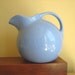 Hall China ball jug pitcher, sky blue