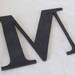 Letter M - Big 9 Inch Wood Letter M- Macey Maddie Mandy Michael - Here's Your Letter N568