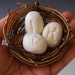 Mom's Nest - made to Order - Personalized - Initials engraved in each egg