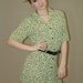 Vintage Yellow Mini Dress