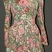 Vintage Corduroy Floral Laura Ashley Dress