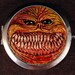 Grinning Demon Industrial Mirror Compact OOAK
