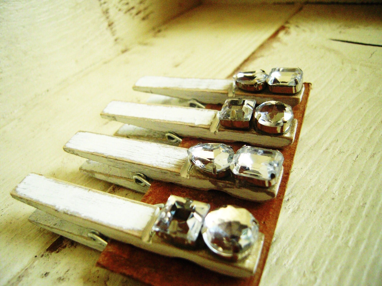 Decorative Clothespins Clothes Pins Wooden Painted White