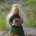 Needle Felted Waldorf Wool Fairy-Summer-Waldorf inspired standing doll-soft sculpture -needle felt by Daria Lvovsky