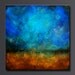 Sapphire and Sand 2 - 30 x 30 - Acrylic Abstract Painting - Highly Textured- Original Contemporary Wall Art