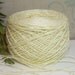 Yarn Thread Pale Yellow Polished Cotton Knit Crochet or Weave Soft Bin 10