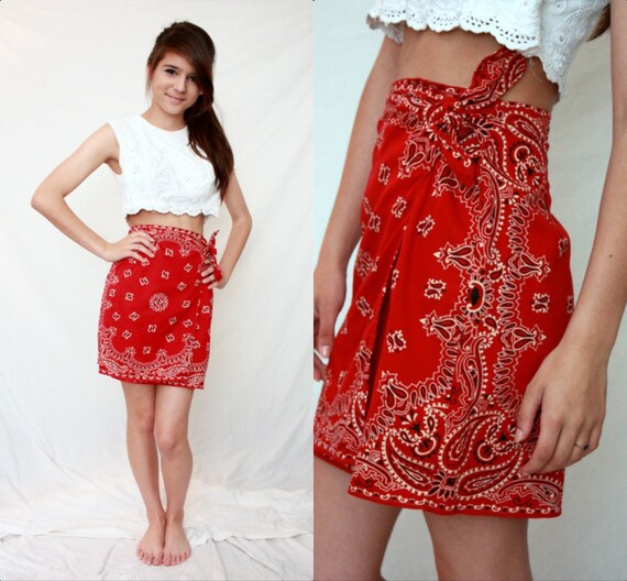 Red Bandana Skirt 57