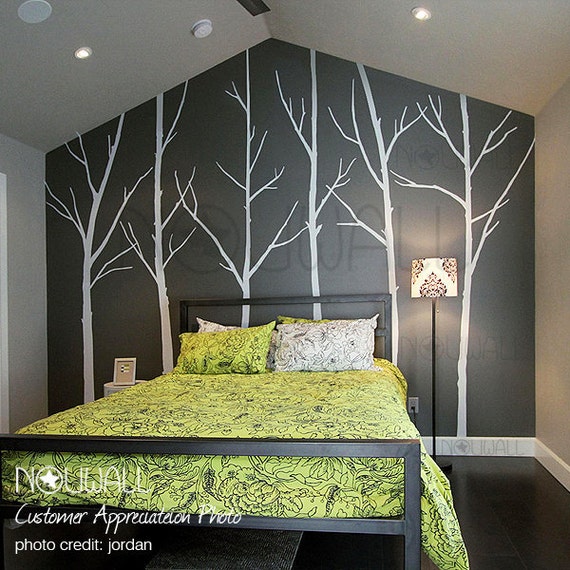 Winter Tree Wall decal bedroom wall decal wall sticker vinyl