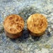 Gorgeous Maple burl wood ear plugs, gauges, 14 mm, 9/16ths inch gauge, hand turned, EyEs
