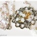 Reserved for nekogirlcloud - Vampire Knight, Kaname and Yuuki - Romantic Cameo Rose Pendant on Beaded white and Pink Pearl Chain