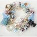 Afternoon Tea Party Charm Bracelet with Romatic Pearl Beads in Silver - Anime, Kuroshitsuji