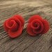 Vintage Inspired Rosebud Earrings