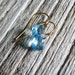 Aqua Crystal Earrings Gold Filled Hooks March Birthday Petite Sky Blue Crystal Briolettes Minimalist Modern