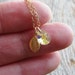 Crystal Leaf Gold Filled Necklace Botanical Jewelry Minimalist Tiny Crystal Briolette Mini Gold Leaf 14kt Gold Filled Chain