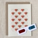 Anniversary / Love Card - 3D Hearts