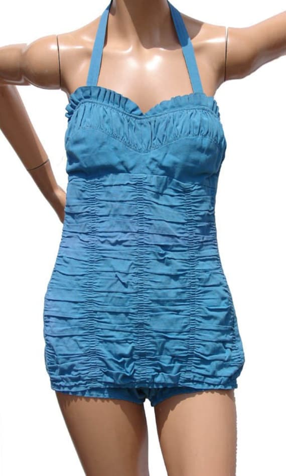 ruched side bathing suit