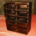 Antique Doctor Wood Medicine Cabinet Swan Myers Opthalmic Ointments