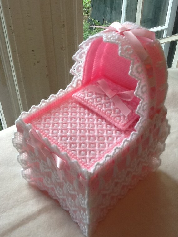 Items similar to Pastel Pink Baby Tissue Box Cover on Etsy