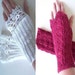 MADELINE, Knit and crochet glove pattern, PDF