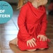 New Cowl Neck Jumper Dress pattern and tutorial PDF 12m-6T EASY SEW tunic dress sweater