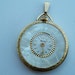 Vintage Lucerne Pocket Watch Pendant, MOP Face, Gold Tone Case, 3014