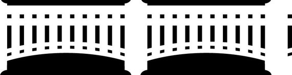 Yankee Stadium Stencil Baseball Wall Decor Wall by