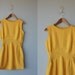 1960s dress / 60s dress / wool dress / Marigold dress - size small
