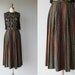 RESERVED / midi skirt / 1970s striped skirt / 1970s midi skirt / wool blend skirt - size medium