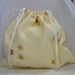 Yellow Cloth Gift Bag Reusable Hand Bag Gift Wrap Bag 12.5"x10.5"