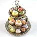 Dollhouse Miniature Food Cupcake Stand in 12th Scale