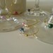 Wine glass/coffee cup marker, fob, tag