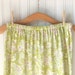 Paisley Jersey Skirt - Ruffled - Pear Green and Pink - Women's Size Small - Last One