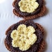50% off SALE Half off SALE Crocheted flowers 3 inch light yellow brown