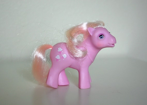Retro 1980s Pink My Little Pony blinking eyes by SackLunchTime