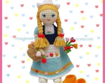 Dutch Doll Amigurumi PDF Crochet Pattern by HandmadeKitty