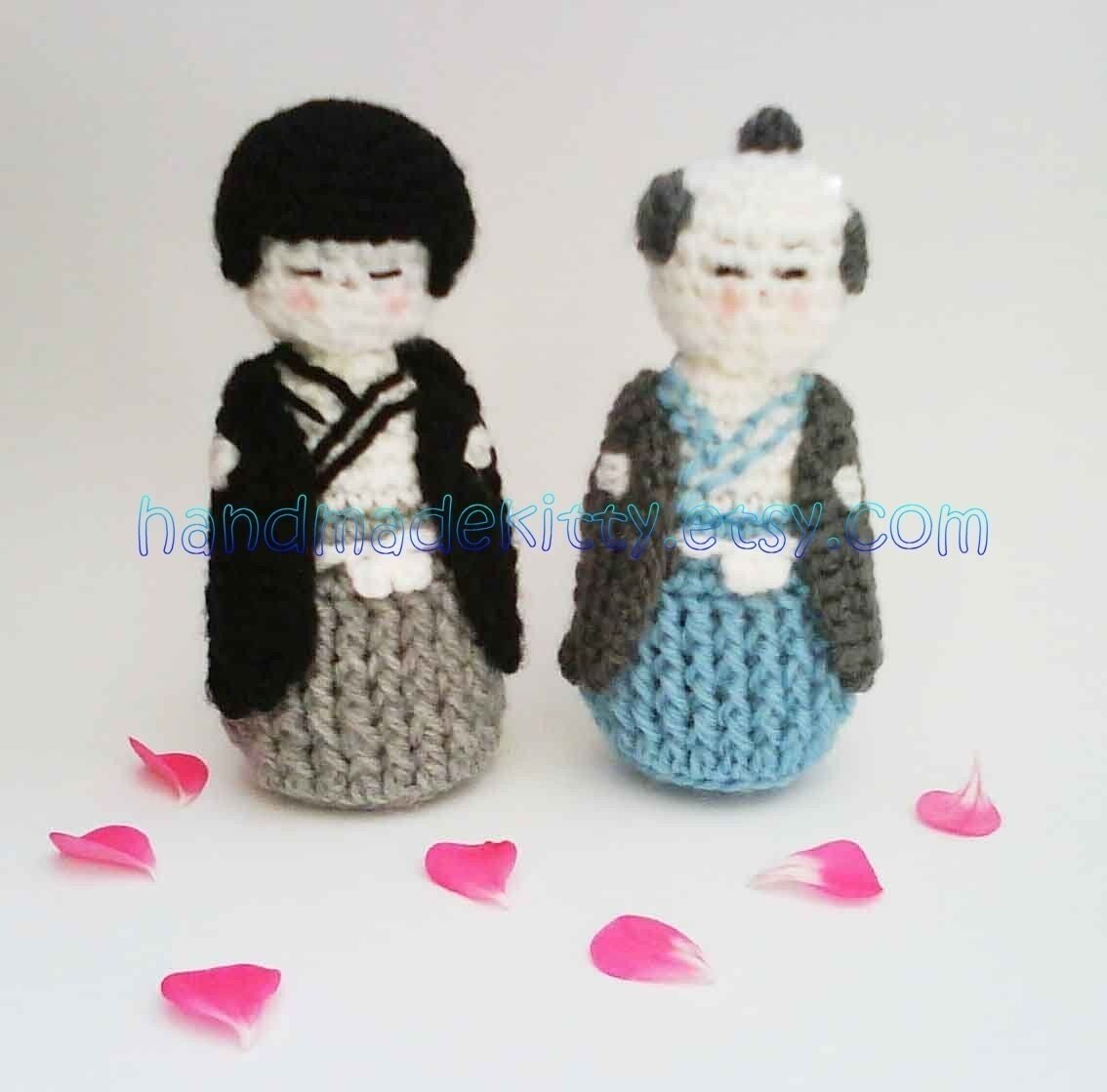 Japanese Kokeshi Boy doll Amigurumi PDF Crochet by ...