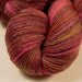 Sock Weight Superwash Merino Wool/Bamboo Yarn, Hand Dyed - Merlot Multi