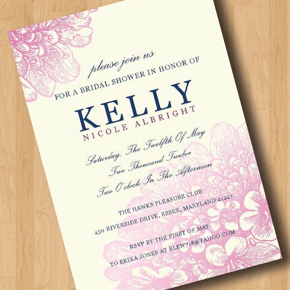 Vintage Country - Bridal Shower Invitations - Design Only Il_570xn