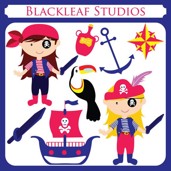 Girl Pirates - girls, ahoy mateys, pirates of the caribbean, ship, black, eye patch, sea robbers - Personal and Commercial Il_570xn